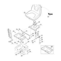 Seat for Stihl/Viking Mowers