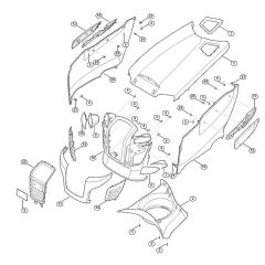 Engine Hood for Stihl/Viking Mowers