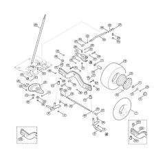 Steering & Front Wheel for Mowers