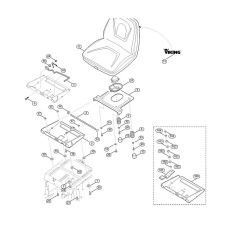 Seat for Stihl/Viking Mowers