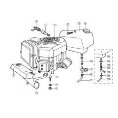 Engine for Stihl/Viking MT 680