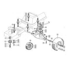 V-Belt Train for MT 680 Mowers