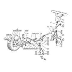 Steering for Stihl/Viking MT 740