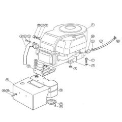 Engine for Stihl/Viking MT 780