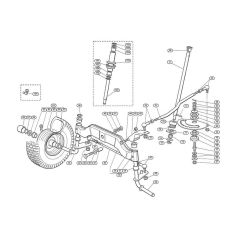 Steering for Stihl/Viking MT 795