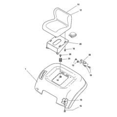 Seat Assembly for Viking MT 820