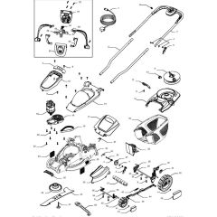 Flymo MULTIMO 420XC Assembly