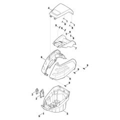 Housing Assembly for Stihl MVC 600.1 X