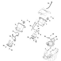 Battery Bracket for Stihl MVP 600.1