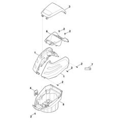 Housing Assembly for Stihl MVP 850.0 S