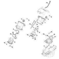 Battery Bracket for Stihl MVP 850.1