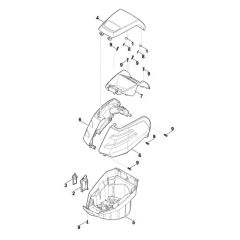 Housing Assembly for Stihl MVP 850.1 S