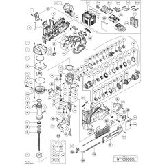 Main Assembly for Hikoki NT1850DBSL