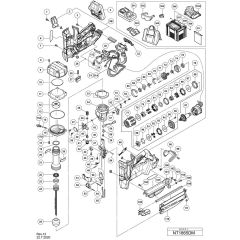 Main Assembly for Hikoki NT1865DM
