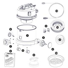Numatic CRQ370 Assembly