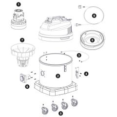 Numatic CV570 Assembly