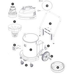 Numatic CV900 Assembly