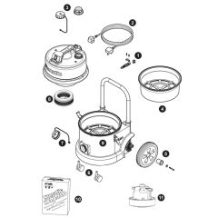 Numatic HZ390S Assembly