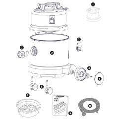 Assembly for Numatic NVQ370