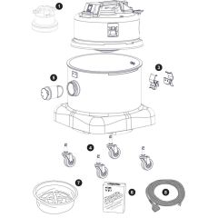 Numatic NVQ380 Assembly
