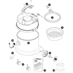 Numatic PSP370 Vacuum Assembly