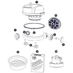 Numatic TRM240 Assembly