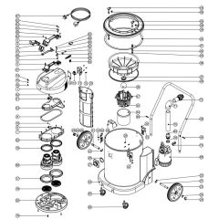 Numatic WVD1800AP Assembly