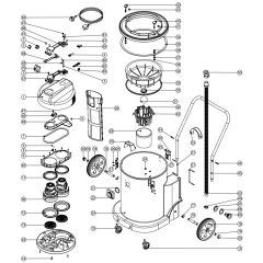 Numatic WVD1800DH Assembly