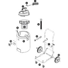 Assembly for Numatic WVD2000DH