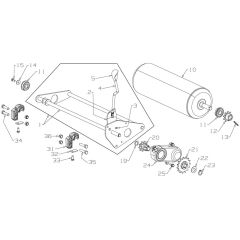 Roller Assembly for Morrison Mower
