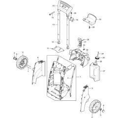 Back Assembly for Nilfisk Washer