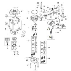 Motor Pump Assembly for Nilfisk