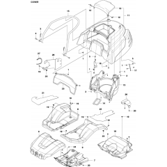 Cover Assembly for Husqvarna