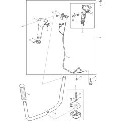 Handle Assembly for Makita DBC4010
