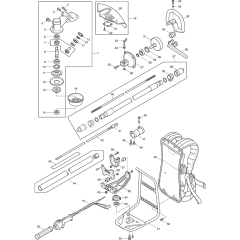Shaft Assembly for Makita EBH341R