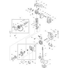 Cylinder Crankcase Clutch Recoil