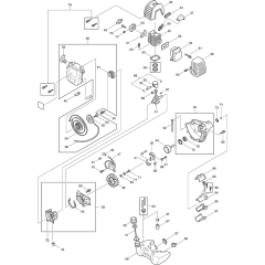 Cylinder Crankcase Clutch Recoil