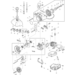 Crankcase Clutch Recoil for Makita