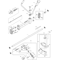 Shaft Assembly for Makita RBC421L