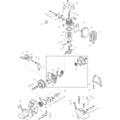 Cylinder Crankcase Clutch Recoil