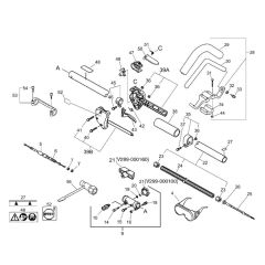 Handle Tool for ECHO PAS-2400