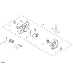 Crankcase for ECHO PAS-265ES