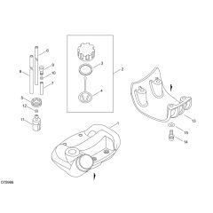Fuel Tank for ECHO PAS-265ES
