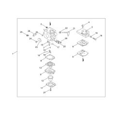 Carburettor for ECHO PB-250