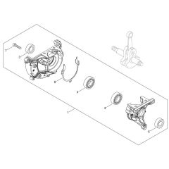 Crankcase for ECHO PB-2620