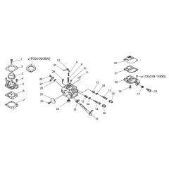Carburettor for ECHO PB-6000