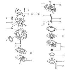 Carburetor for ECHO PB-650