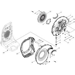 Fan Case for ECHO PB-8010