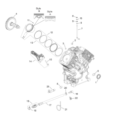 Crankcase for Kohler PCH740