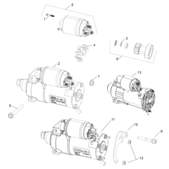 Kohler PCH740 Starting Parts